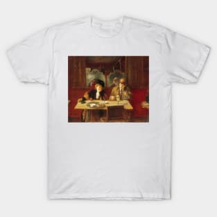 At the Cafe, Says Absinthe by Jean Beraud T-Shirt